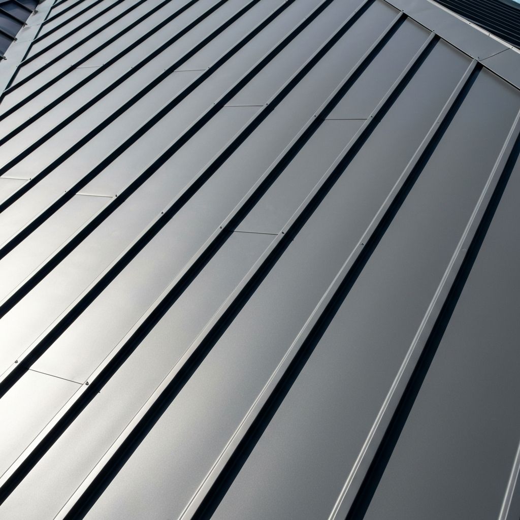 Charcoal Gray metal roof on South Florida home