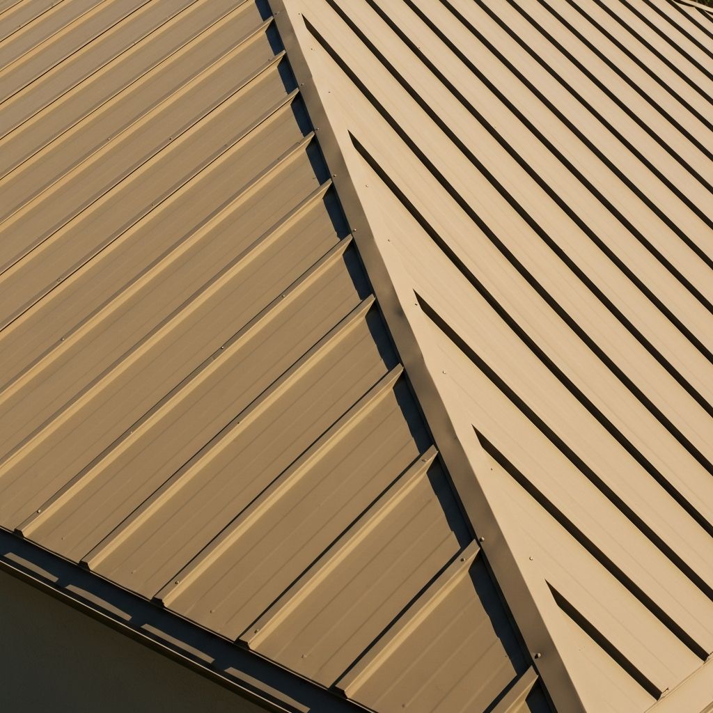 Sandstone metal roof on South Florida home